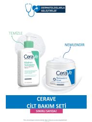 Cerave Cilt Bakım Seti:Köpüren Temizleyici 236 ML-Nemlendirici Krem Kavanoz 340GR