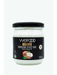 Wefood Organik Hindistan Cevizi Yağı 150 ml (Soğuk Sıkım)