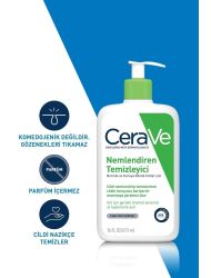 Cerave Normal Ve Kuru Ciltler İçin Nemlendiren Temizleyici 473ml