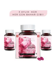 SOVITAL Happy Vajin Vajina Sağlığı Ve Kokusu 40 Softgels X 3