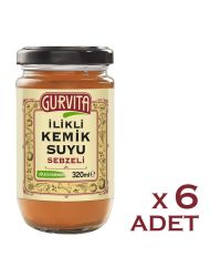 Gurvita İlikli Kemik Suyu Sebzeli 320 Ml 6' lı