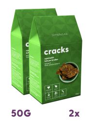 2 Paket Ispanaklı Glutensiz Vegan Tohum Kraker Cracks 50gr