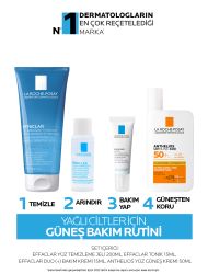 La Roche Posay Yağlı Ciltler İçin Güneş Bakım Rutini