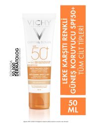 Vichy Capital Soleil Spf 50 Leke Karşıtı Renkli Güneş Koruyucu 50 ml