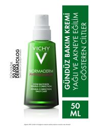 Vichy Normaderm Phytosolution Yağlı ve Akneye Eğilimli Ciltler İçin Günlük Bakım Kremi 50 ml