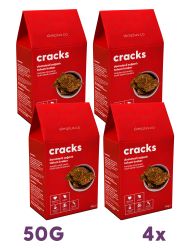 4 Paket Domates Soğanlı Glutensiz Vegan Tohum Kraker Cracks 50gr