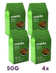 4 Paket Ispanaklı Glutensiz Vegan Tohum Kraker Cracks 50gr