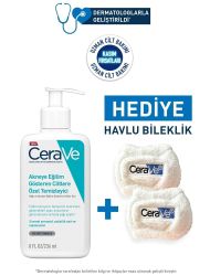 Cerave Yağlı-Akneye Eğilim Gösteren Ciltler İçin Temizleyici 236ml+2 Adet Havlu Bileklik Hediye