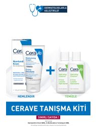 Cerave Tanışma Kiti:Nemlendirici Krem 50 ml- Köpüren Temizleyici 2x20ML