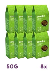 8 Paket Zeytin Biberiyeli Glutensiz Vegan Tohum Kraker Cracks 50gr