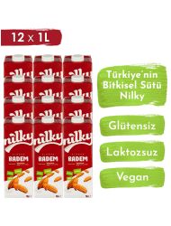 Nilky Badem Sütü Glütensiz Bitkisel Bazlı 12*1 LT