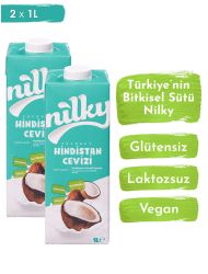 Nilky Hindistan Cevizi Sütü Glütensiz Bitkisel Bazlı Laktosuz Vegan 2x1 lt