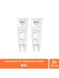 ROC Leke Karşıtı Yüz Güneş Kremi Spf50 50 ml x2