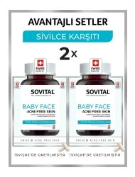 SOVITAL Baby Face Sivilce, Leke - Yaşlanma Karşıtı 2X90 Kapsül