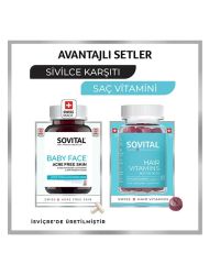 SOVITAL Avantajlı Paket - Haır Saç Vitamini + Baby Face Sivilce