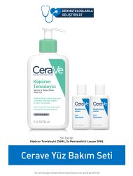 Cerave Yüz Bakım Seti: Cerave Köpüren Temizleyici 236ml -Nemlendirici Losyon 2x20 ml