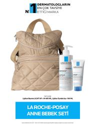 La Roche Posay Anne Bebek Seti: Lipikar Baume AP+M Light 400 ml-Lipikar Syndet AP+100 ml