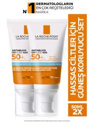 La Roche Posay Anthelios Uvmune Hassas Ciltler Için Yüksek Korumalı Yüz Güneş Kremi Set 50 ml X2