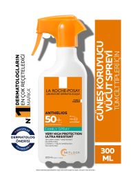 La Roche Posay Anthelios Family Spray Spf 50 Tüm Cilt Tipleri Için Vücut Güneş Kremi 300ml