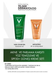 Vichy Akne ve Parlama Karşıtı Yüz Temizleme ve SPF50+ Güneş Kremi Seti