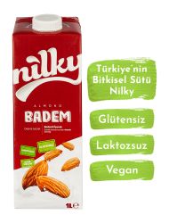 Nilky Badem Sütü Glütensiz Bitkisel Bazlı Laktosuz Vegan 1 lt