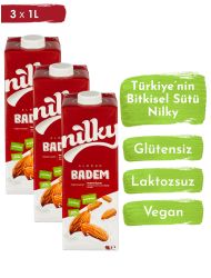 Nilky Badem Sütü Glütensiz Bitkisel Bazlı 3*1 LT