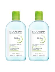 Bioderma Sebium H2O Yüz ve Makyaj Temizleme Suyu 2 x 500 ml