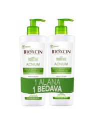 Bioxcin Acnium Sebum Dengeleyici Yüz Yıkama Jeli 1 ALANA 1 BEDAVA