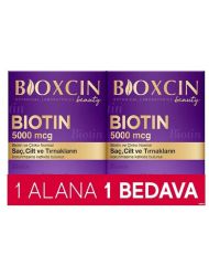 Bioxcin Biotin 5000 mcg Takviye Edici Gıda 30 Tablet - 1 ALANA 1 BEDAVA