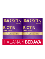 Bioxcin Biotin 5000 mcg Takviye Edici Gıda 30 Tablet - 1 ALANA 1 BEDAVA