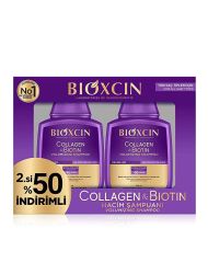 Bioxcin Collagen Biotin Saç Dökülmesine Karşı Şampuan 300 ml 2x300 ml