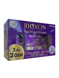 Bioxcin Collagen Biotin Saç Dökülmesine Karşı Şampuan 300 ml- 3 al 2 öde