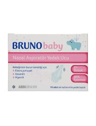 Bruno Baby Nazal Aspiratör Yedek Ucu 10 Adet