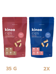 2 Paket 35G Glutensiz Vegan Yağsız Kinoa Cips Mix Paket