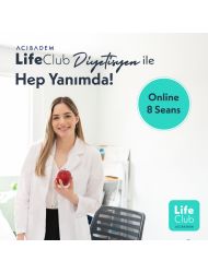 Acıbadem LifeClub Online Diyetisyen Programı 8 Seans