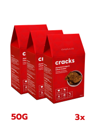 3 Paket Domates Soğanlı Glutensiz Vegan Tohum Kraker Cracks 50gr