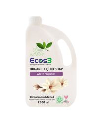 Ecos3 Organik Beyaz Manolya Kokulu Sıvı Sabun 2500 ml