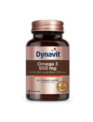 Eczacıbaşı Dynavit Omega 3 950 mg Takviye Edici Gıda 30 Yumuşak Kapsül