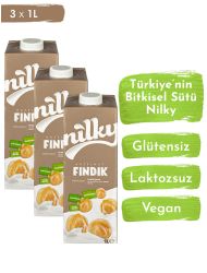 Nilky Fındık Sütü Glütensiz Bitkisel Bazlı 3*1 LT