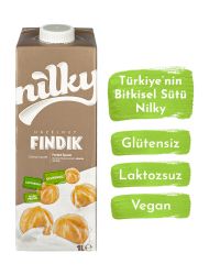 Nilky Fındık Sütü Glütensiz Bitkisel Bazlı Laktosuz Vegan 1 lt