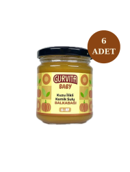 Gurvita Baby Kuzu İlikli Kemik Sulu Balkabağı 165 gr 6 Adet