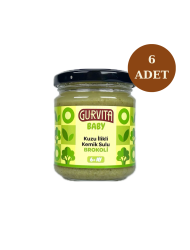 Gurvita Baby Kuzu İlikli Kemik Sulu Brokoli 165 gr 6 Adet