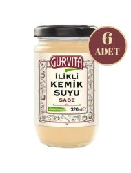 Gurvita İlikli Kemik Suyu Sade 320 Ml 6' lı