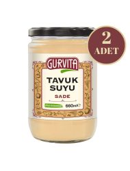 Gurvita Tavuk  Suyu Sade 660 Ml 2'li