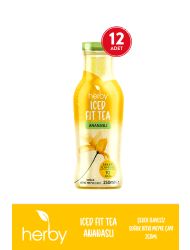 Herby Iced Fit Tea Ananaslı 250 ml x 12 Adet