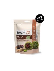 Mini Protein Topları - Antep Fıstığı Kaplı & Fındık Ezmeli 12 Adet