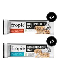 Fropie Vegan High Protein Bar 12’li Set - Yer Fıstık Ezmeli & Kakao Nibli & Hindistan Cevizli