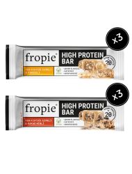 Fropie Vegan High Protein Bar 6’lı Set - Yer Fıstık Ezmeli & Fındıklı & Kakao Nibli