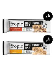 Fropie Vegan High Protein Bar 12’li Set - Yer Fıstık Ezmeli & Fındıklı & Kakao Nibli