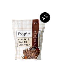 Fropie Fındık & Kakao Granola 360g x3